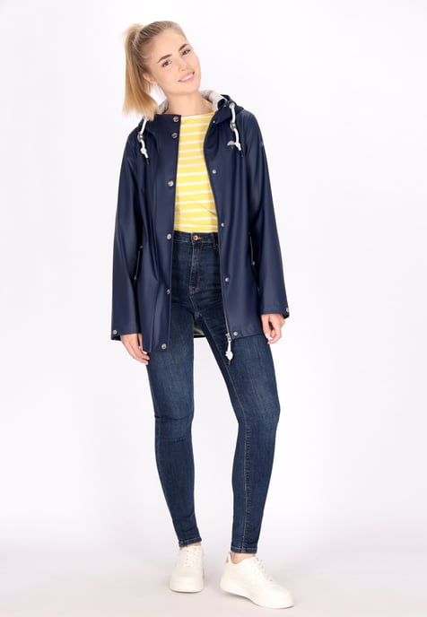 Schmuddelwedda Regenjacke Damen Marine - Image 2