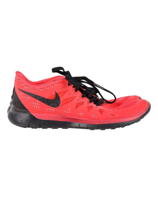 Nike Free 5.0 Laufschuhe aus rotem Mesh - Image 1