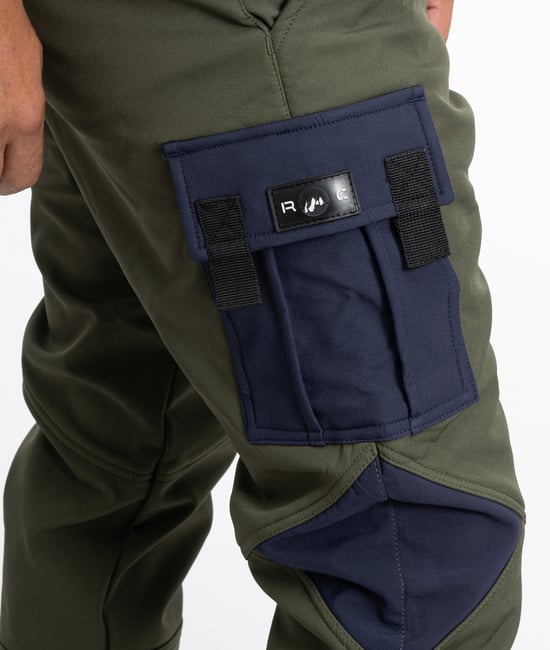 Rock Creek Softshellhose Dunkelgrün