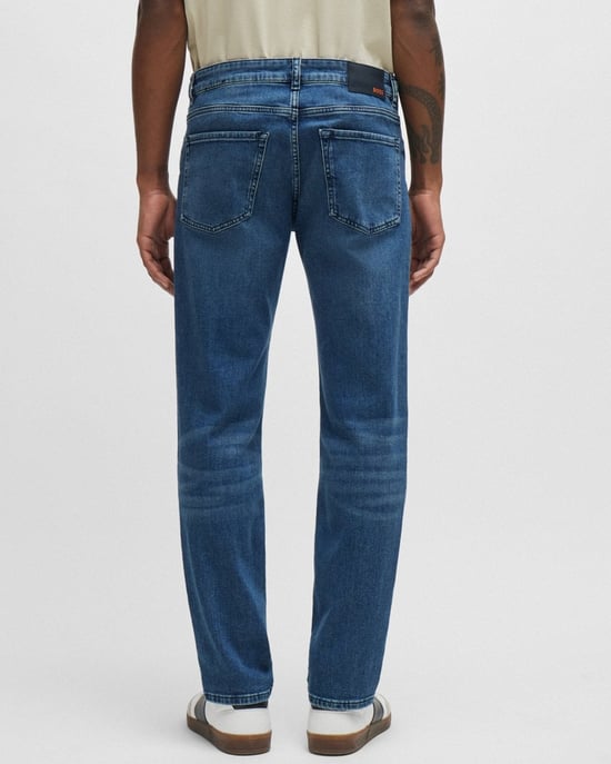 BOSS Orange Re.Maine BC-C Regular Fit Jeans in Mittlerem Blau Komfort-Stretch-Denim NOS - Image 4