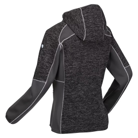 Regatta Damen/Damen Walbury IV Leichte Fleece-Jacke (Schwarz/Dichtgrau) - Image 3