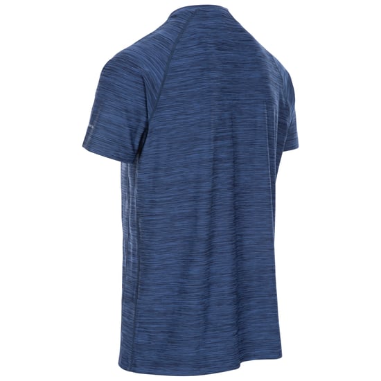 Trespass Herren Gaffney Aktives T-Shirt (Navy Marl) - Image 2