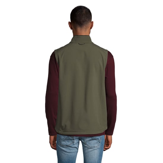 SOLS Herren Rallye Soft Shell Bodywarmer Jacke (Dunkelgrün) - Image 2