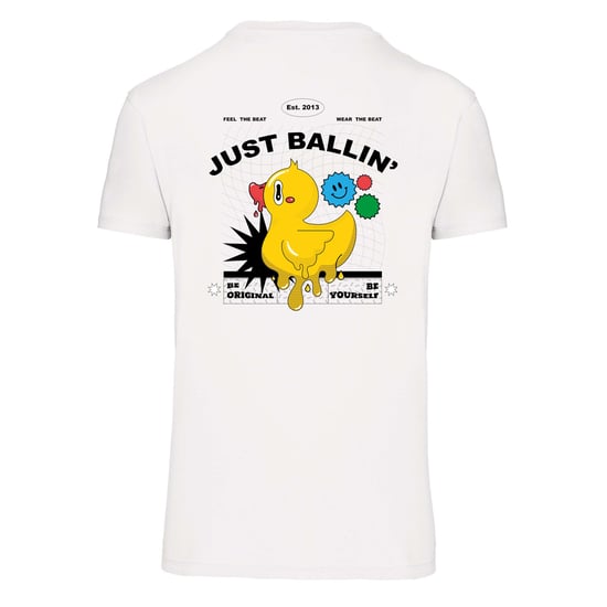Herren-T-Shirt von der Marke Ballin Est. 2013. Die Shirts von Ballin Est. 2013 sind aus 100% Bio-Baumwolle gefertigt und haben eine normale Passform. Die weiche Baumwolle sorgt für hohen Tragekomfort.  Marke: Ballin Est. 2013Modellname: Backprint Duck Shi - Image 2