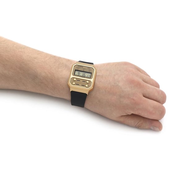 Casio Casio Collection Vintage Unisex's Black Watch A100WEFG-9AEF