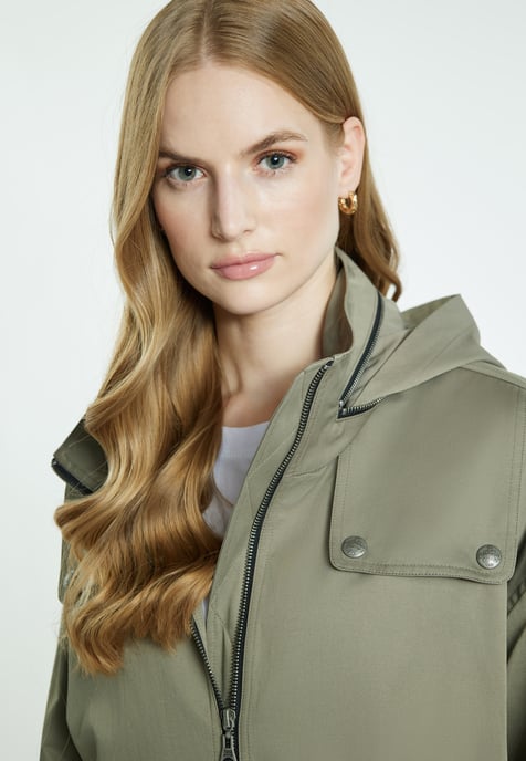 Dreimaster Parka Damen oliv - Image 5