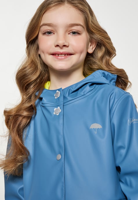 Schmuddelwedda Regenmantel Mädchen (Kids) Stahlblau - Image 5
