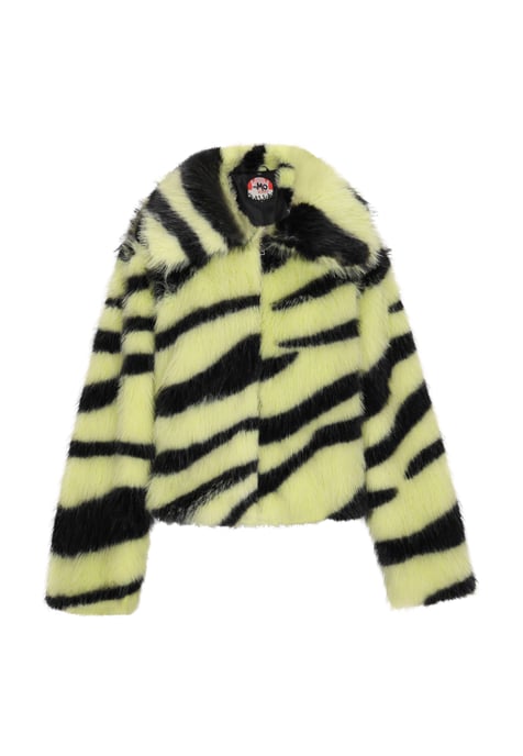 Mymo Jacke Damen Limone Schwarz - Image 1