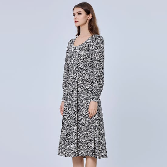 Midi-Teekleid mit Liberty-Druck - Image 2