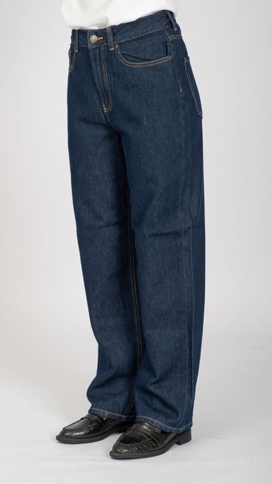 The Original Performance Loose Jeans - Dark Blue Denim