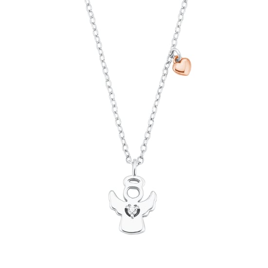 s.Oliver Chaîne avec pendentif pour fille, argent sterling 925, ange - Image 1