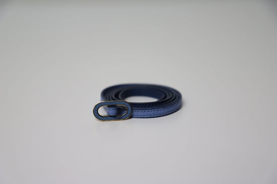 Fendi Buntstifte Wickelarmband aus blauer Leder - Image 5