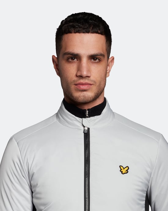 Lyle & Scott Golf Primaloft Jacke in Weiß - Image 4