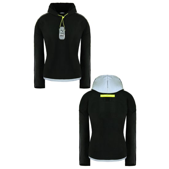 Puma x Helly Hansen Long Sleeve Black Womens Hoodie Polar Fleece 598287 01