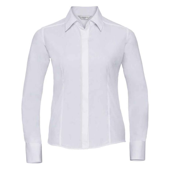 Russell Collection - Formelles Hemd für Damen Langärmlig (Weiß) - Image 1