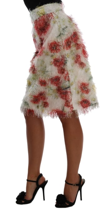 Dolce & Gabbana - Jupe droite crayon à motifs floraux pour femme - Image 2