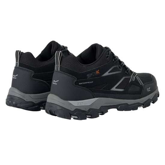 Regatta - Herren Wanderstiefel "Holcombe 3" (Schwarz/Granitgrau) - Image 2