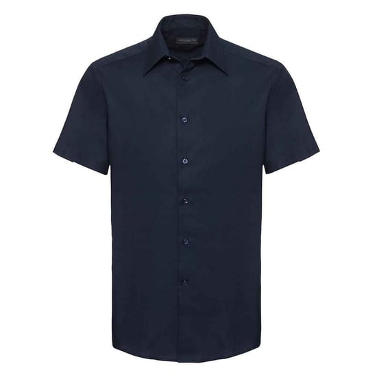 Russell Collection - Hemd für Herren kurzärmlig (Leuchtend Navy-Blau) - Image 1