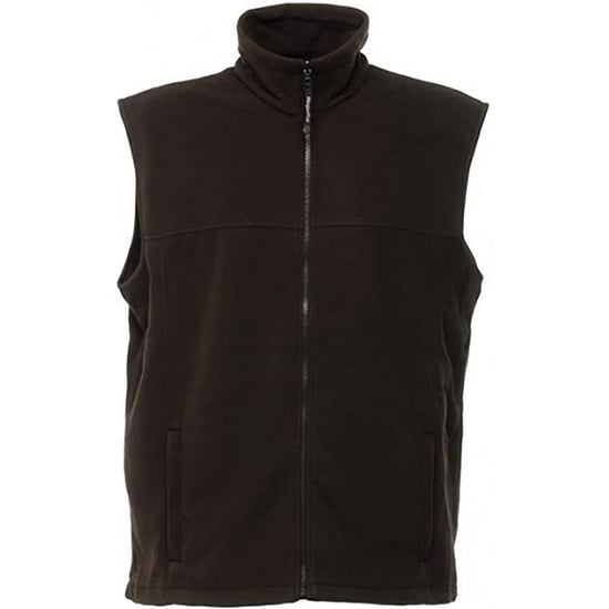 Regatta Unisex Haber II Full-Zip Bodywarmer Fleece Anti-Pill Jacket (250 GSM) (Black)