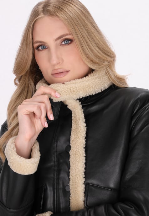 Dreimaster Jacke Damen schwarz - Image 5