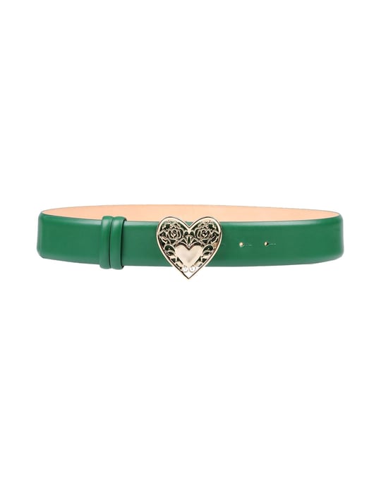 Elie Saab Green Leather Belt