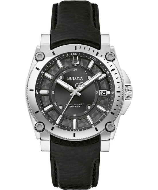 Bulova Precisionist Icon Schwarz Herren Armbanduhr 96B416 - Image 1