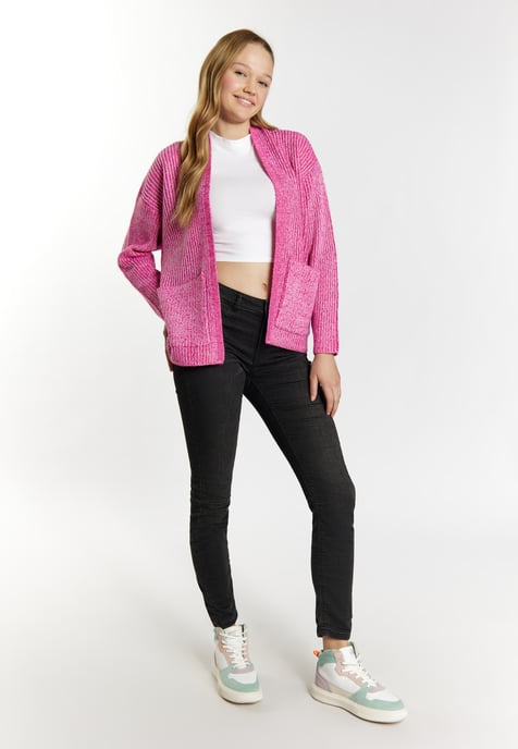 Mymo Strickcardigan Damen Rosa - Image 2