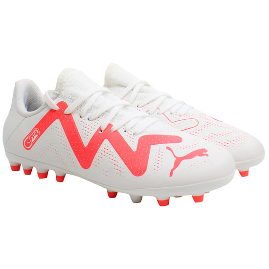 Puma Future Play MG Jr. Weiße Fußballschuhe für Kinder - Image 2
