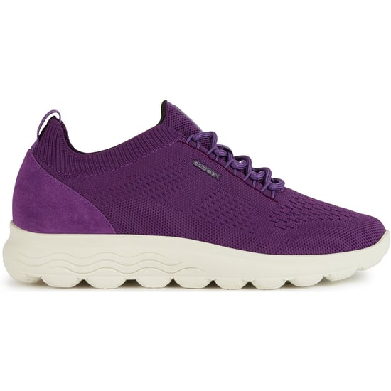 Geox D Spherica A Leder Damen Lila Turnschuhe - Image 5