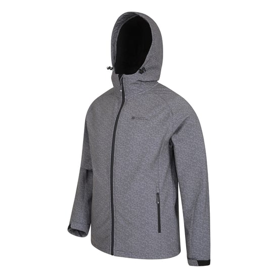 Mountain Warehouse Herren Exodus Showerproof Soft Shell Jacke (Holzkohle) - Image 5