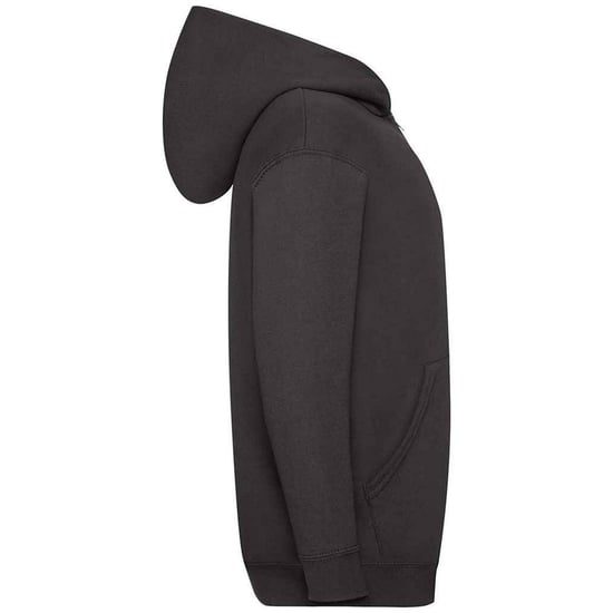 Fruit of the Loom - Sweatshirt, mit Kapuze für Kinder (Schwarz) - Image 3