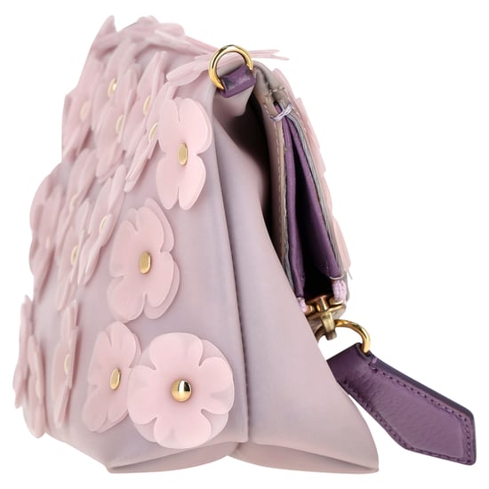 Burberry Die Petal in Flowers Tasche aus lila Gummi - Image 2
