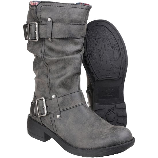 Rocket Dog Womens/Ladies Trumble Zip up Faux Leather Mid Calf Boots
