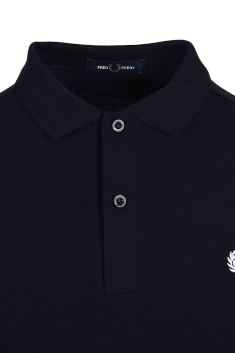 Fred Perry Einfaches Polo-Shirt Navy - Image 4