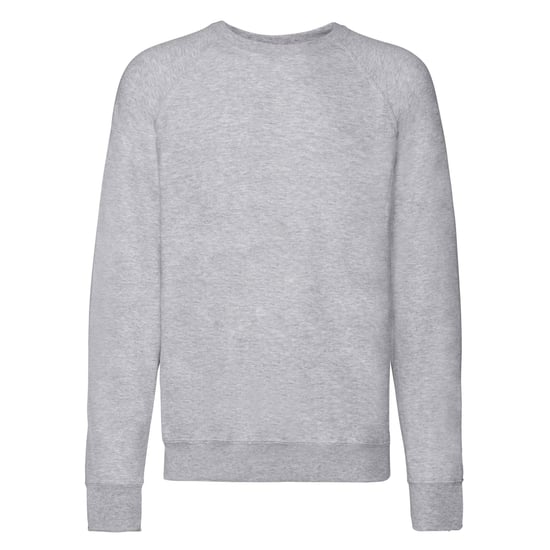 Fruit of the Loom - Sweatshirt für Herren/Damen Unisex Raglanärmel (Grau meliert) - Image 1