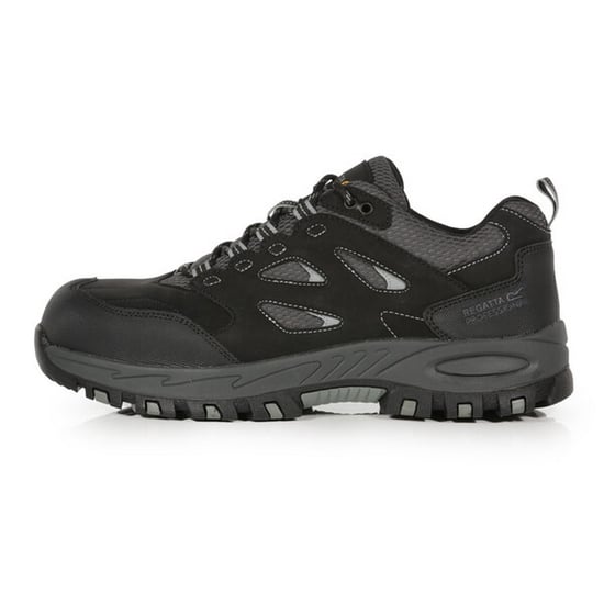 Regatta Mens Mudstone Nubuck Safety Trainers (Black/Granite)