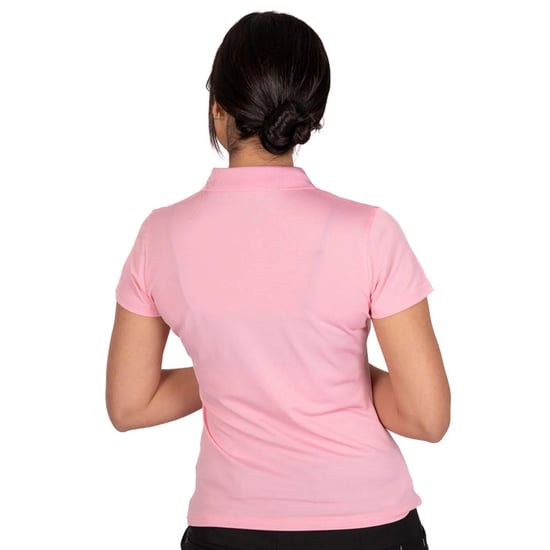 Island Green - "Classic" Poloshirt für Damen - Emblem (Bonbonrosa) - Image 2