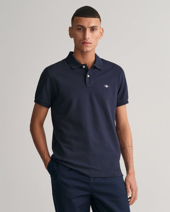 Gant Slim Shield Pique Polo Poloshirt - Image 1