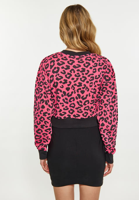 Mymo Sweatshirt Damen Rosa Löwe - Image 5