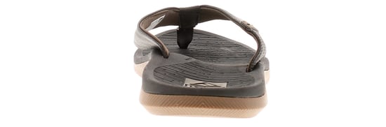 Reef Santa Ana Herren Leder Zehensteg Flip-Flops schwarz - Image 4