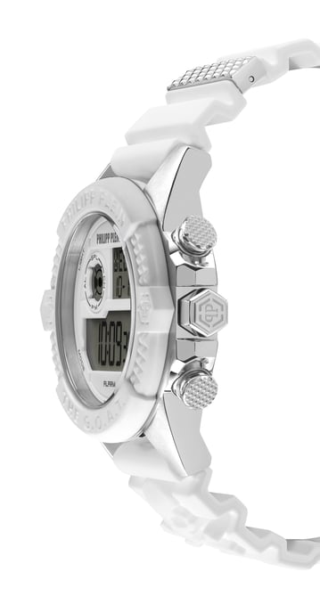 Philipp Plein The G.o.a.t. Weiß Unisex Armbanduhr PWFAA0121 - Image 2