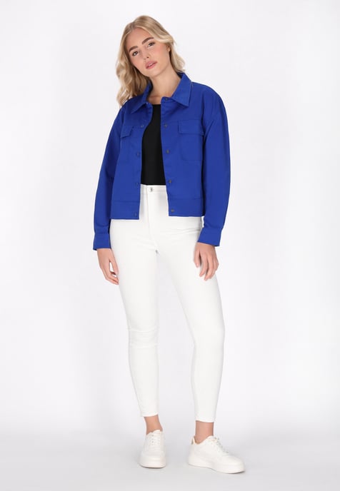 Schmuddelwedda Blouson Damen royalblau - Image 2