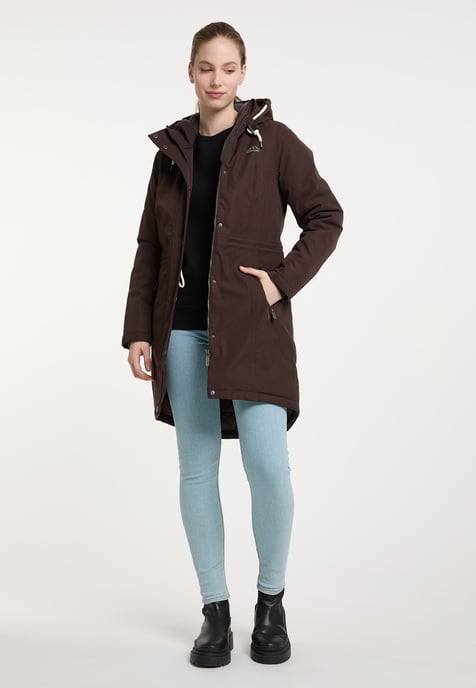 ICEBOUND Winterparka Damen Dunkelbraun - Image 3