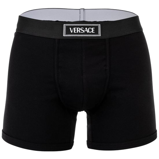 Versace Trunk Tex Ribbed Cotton Boxershort - Image 1