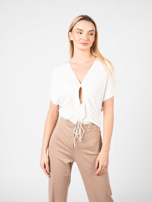 Pinko Top Vaduz Damen weiß - Image 3