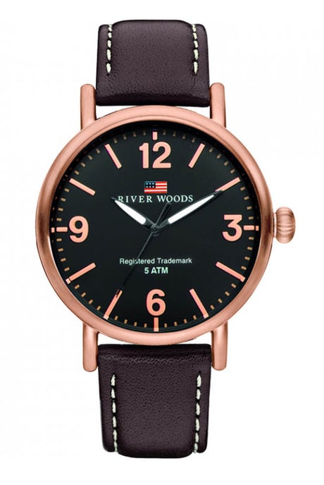 River Woods Delaware Braun Herren Armbanduhr RW420034 - Image 1
