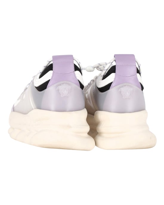Versace Chain Reaction Sneaker aus weißem Leder - Image 3