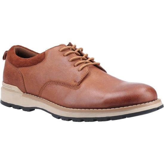 Hush Puppies Herren Dylan Lederschuhe (Tan) - Image 1