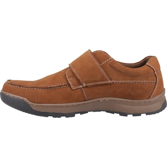Hush Puppies Casper Leder Herren Tan Nubuck Loafers - Image 4