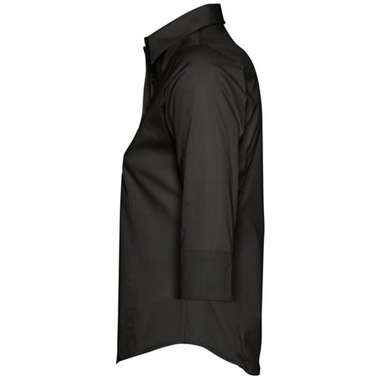 SOLS Damen Effect Bluse / Arbeitsbluse, 3/4-Ärmel (Schwarz) - Image 3